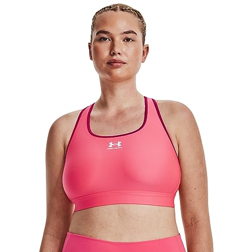 Image of Under Armour Women's Armour Mid Heathered Sports Bra