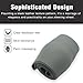 SEGADEN Leather Texture Soft Silicone Car Steering Wheel Cover Universal Anti-Slip Design 14-16 inch Protective Case Deep Gray