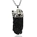 Gemstone Natural Black Tourmaline Pendant Necklace 18"