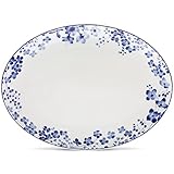 Noritake Bloomington Road Blue Oval Platter, 14'