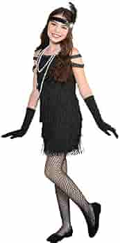 Party City Roaring 20s Flapper Girl Halloween Costume, Gatsby Party, Black,  Toddler 3-4T, Includes Dress and Headband, multicolor (8405432) :  Amazon.ae: Fashion