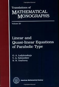 Linear and Quasilinear Equations of Parabolic Type