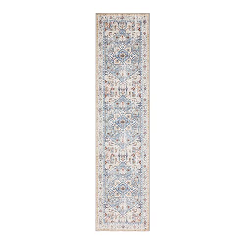 Lbris Washable Runner Rug,2'X8',For Hallway Laundry Room Kitchen Entryway Bathroom,Non Slip Rug Runners With Rubber Backing,Non Skid Stain-Resistant Non Shedding Durable Runners(Vintage) #TOP1