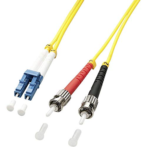 LINDY Fibre Optique Duplex LC/St OS2, 5m