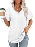 Posibilidades de combinación: Esta versátil camiseta combina perfectamente con jeans, shorts, pantalones de vestir, faldas, pantalones tipo biker y leggings. El dobladillo curvo aporta un toque de estilo, es lo suficientemente largo para cubrir las caderas y los glúteos, y resulta ideal para usar con leggings. Puede llevarse sola o como capa bajo cárdigans en las estaciones más frías.