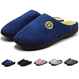  Zapatillas Casa Hombre Mujer Invierno Calido Zapatillas Memory Foam Slipper Ultraligero cómodo y Antideslizante Zapatilla de Estar por casa para Mujer Zapatillas de Interior