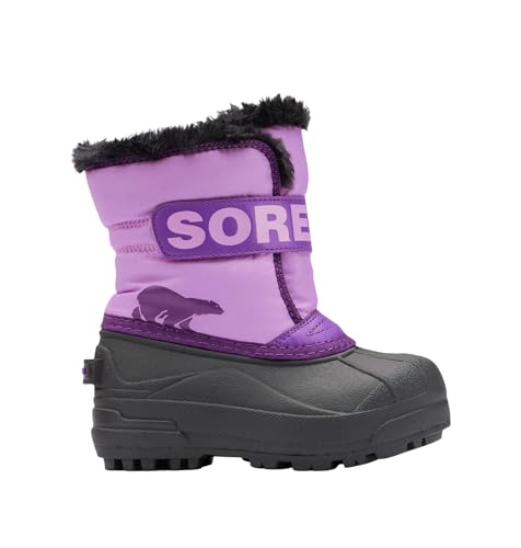 SOREL Toddler's Snow Commander Boot - Gumdrop, Purple Violet - 6