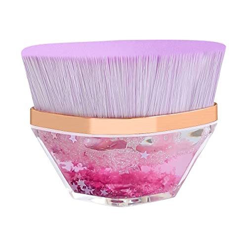 Foundation Brush For Liquid Makeup - Flawless Flat Top Kabuki Face Brush For Blending Liquid, Cream, Powder Foundation Momma Makeup Brush With Case #TOP3