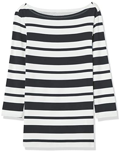 Image of Amazon Essentials Women's Slim-Fit 3 /4 Sleeve Boat Neck Tops Cotton Modal T-Shirt