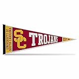 Rico Industries NCAA Southern California Trojans - USC USC Exclusive 12" x 30" Felt Wall Décor Pennant - Great for Home/Bed Room/Man Cave Décor