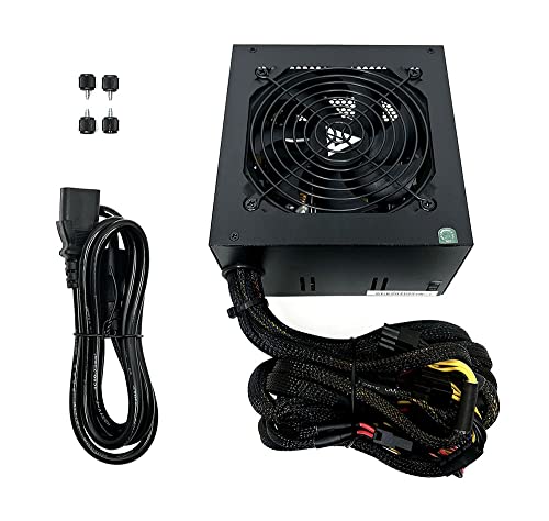 Apevia Spirit600W Spirit 600W Atx Power Supply With Auto-Thermally Controlled 120Mm Fan, 115/230V Switch, All Protections #TOP5
