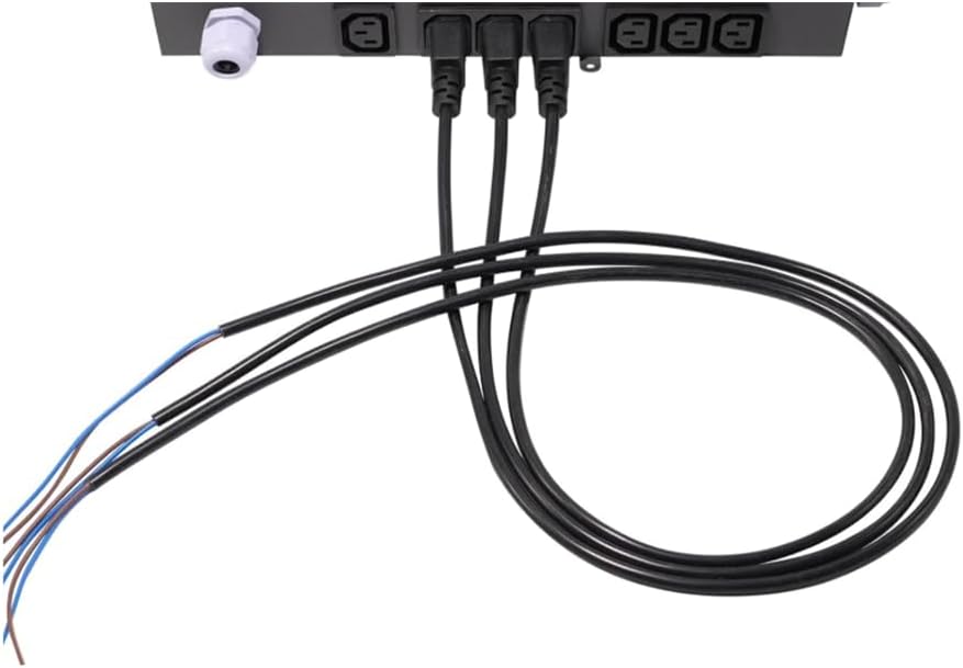 3Pcs Sauna Heater Power Connection Cable with Plug. Can be Used to Connect to The Sauna Power Control Box.