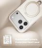 TORRAS Q3 Silicona para iPhone 17 Pro Funda con Soporte Magnético 360 | Compatible con MagSafe, Funda de Silicona Líquida Suave para iPhone 17 Pro, Cubierta de Control de Cámara, Marfil Claro 4