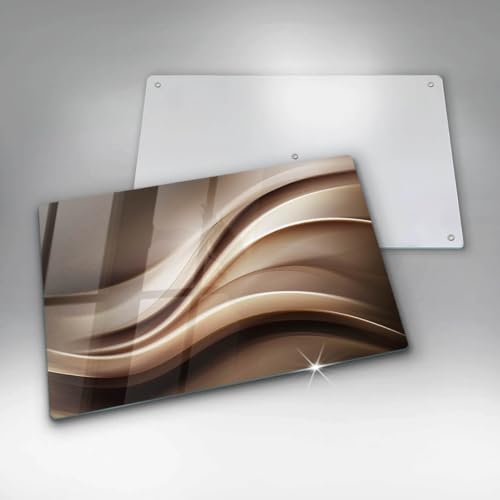 Plaque protection induction 80x52cm en verre anti-rayures pour plan de cuisson - 6