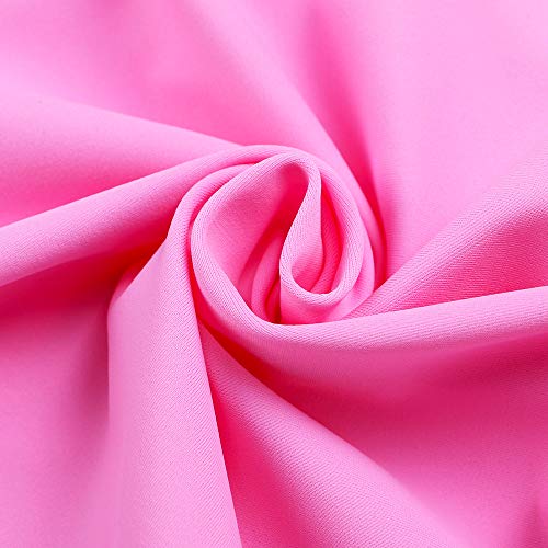 Tfjh E Long Sleeve Shirt For Girl Rashguard Swimwear Uv 50+ Swimming Top Pink 8A #TOP4