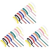 Janasiba 30 rotoli di nastro sterilizzato autoclave, 0,24 larghezza, 216,5 fili, 10 colori