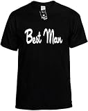 Unisex T-Shirt (BEST MAN) Wedding Bridal Party Novelty Shirt
