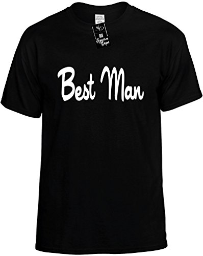 Unisex T-Shirt (BEST MAN) Wedding Bridal Party Novelty Shirt