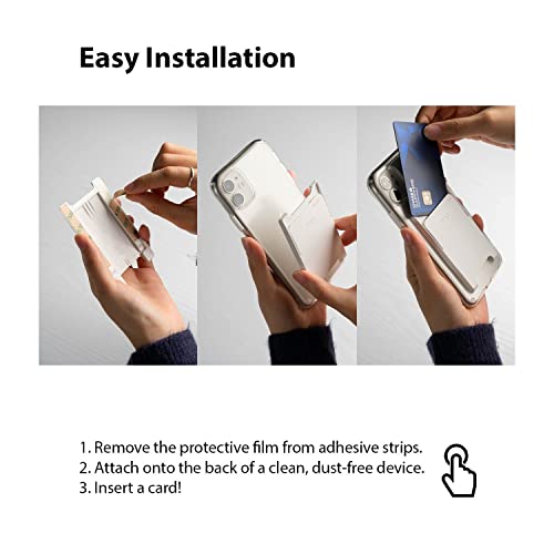 Handy Kartenhalter Ringke Slot Card Holder Clear Mist – Kartenetui