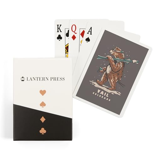 Lantern Press Vail Colorado, Baraja Poker 52 Cartas