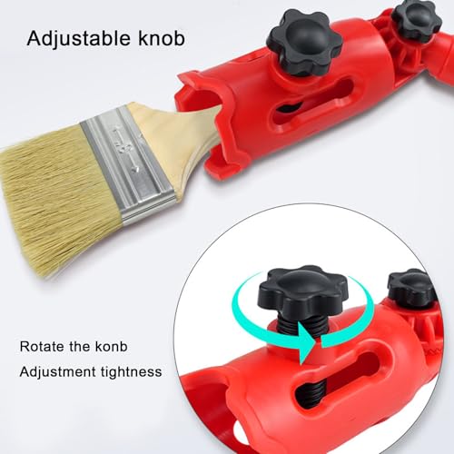 Mehrwinkel-Pinselverlängerung, 160° Drehung, 2 Richtungen, Multifunktionaler Pinselverlängerungsgriff für Rollschaber