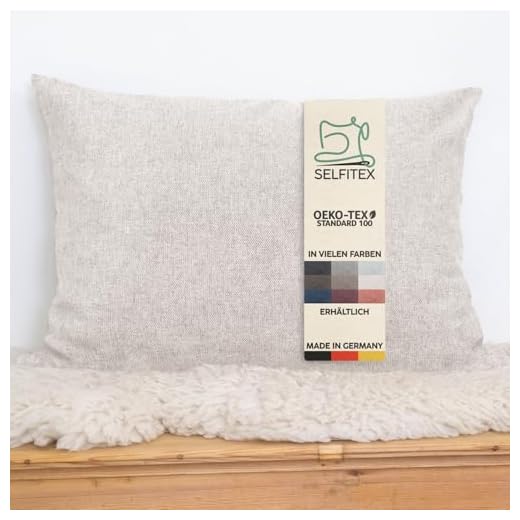 MOON Feeling 2er Pack Gesteppte Füllkissen Innenkissen Sofakissen Kopfkissen 40x40 cm extra fest gefüllt mit Reißverschluss 95° waschbar 5 Selfitex Extra großes Sofakissen mit edlem Bezug und Füllung, Lounge- und Rückenkissen, Kopfkissen, Dekokissen, ideal beim Lesen, Schlafen, TV-Schauen (Beige, 60 x 80 cm)