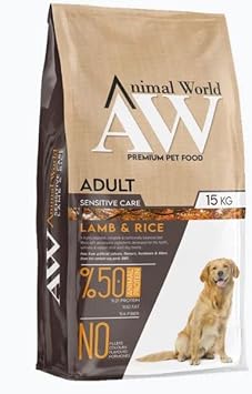 Animal World Adult Lamb Hand Rice Adult Dog Food 15 Kg
