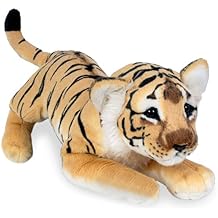 Real Planet 19" Tiger Stuffed Animal - Cute Tiger Cub Plush Toy, Brown Tiger Cub, 19" Long
