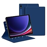 Magnetic Case for Galaxy Tab S10 Plus/Galaxy Tab S9 FE+ / S9 FE Plus 12.4-Inch with S-Pen Holder, Lightweight and Slim Magnetic Stand Case with Auto Sleep/Wake Cover for S10+/S9+/S9 FE+, Blue