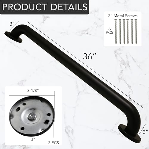 Barre d'appui de douche pour sécuriser la salle de bain Westbrass - 3