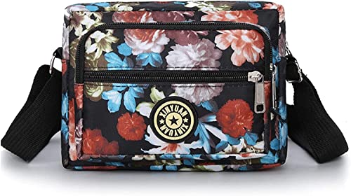 G MALL Women’s Shoulder Sling Printed Waterproof Bags For Office,Picnic,Shopping & Trvelling Best For Gifting (Random Prints)