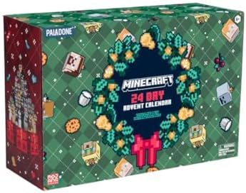 Minecraft Paladone 24 Day Christmas Advent Calendar | Toys & Games | Puzzles | Notebook | Stickers | Stocking Filler | Officially Licensed Merchandise | Novelty Gift