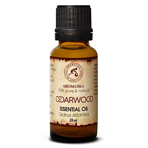 Aceite Esencial Cedro 20ml - Cedrus Atlantica - Marruecos - Aceite de Cedro para Aromaterapia - Relajaci�n - Difusor Fragante - L�mpara de Aroma - Cedarwood Essential Oil