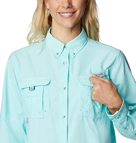 Columbia Women's Bahama Long Sleeve, Gulf Stream, X-Large #TOP3