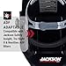 Jackson Safety Welding Helmet, Auto Darkening Hood, Durable Protective Welder Face Mask for Men and Women, Fixed Shade, Hard Hat Adaptable, HSL-100 Shell, Universal Size, Black, 14975