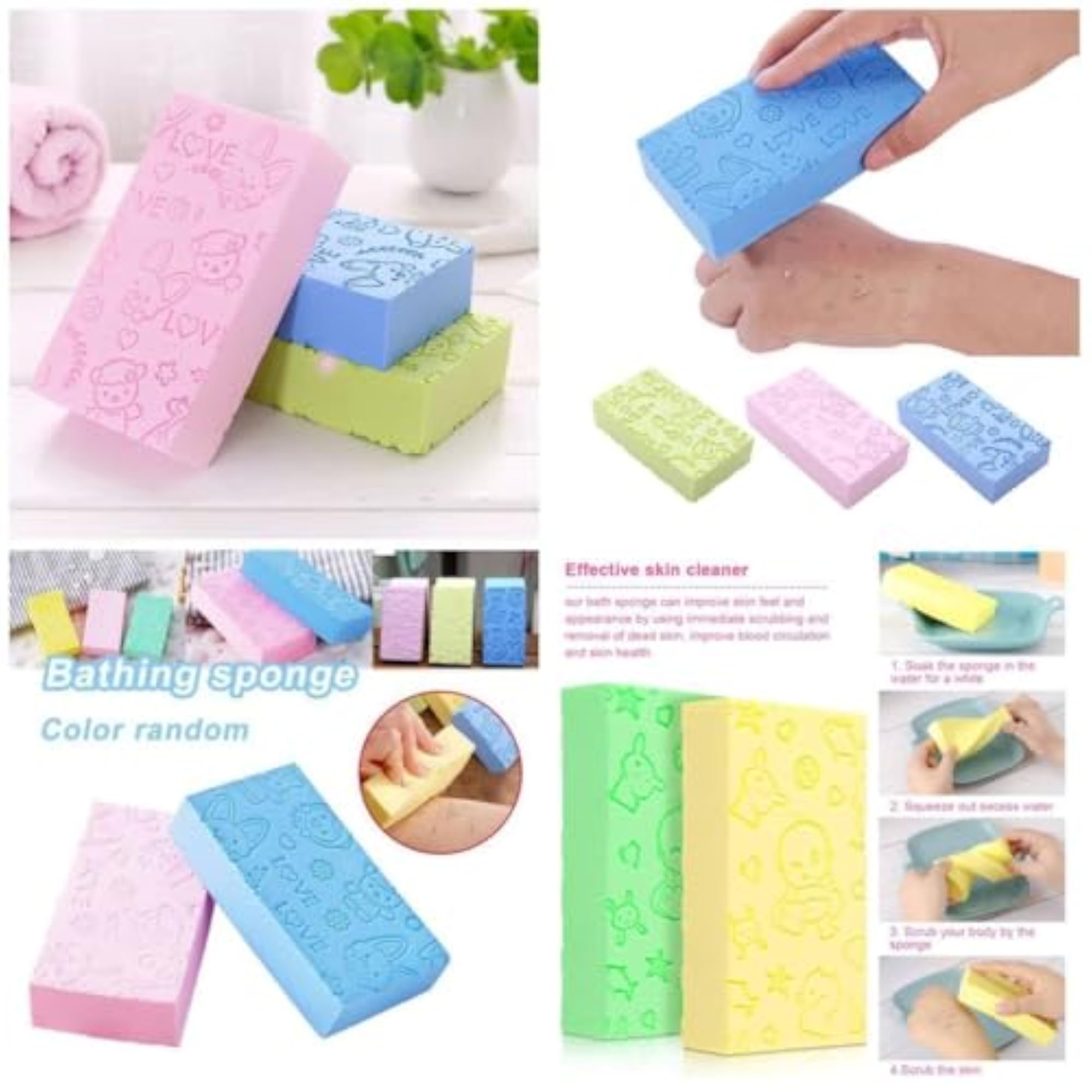 Ultra Soft Exfoliating Sponge for Shower