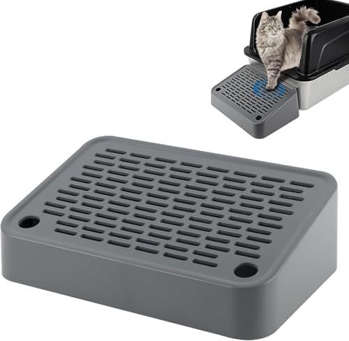 Kalolary Litter Box Ramp, Cat Steps/Stair for Litter Box, Litter