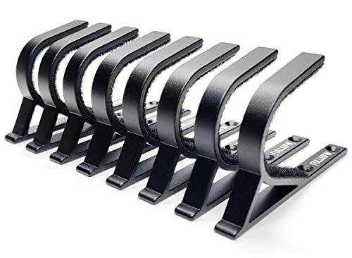 FULLBOW Gun Rack Wall Mount, Horizontal Gun Hooks for Wall, Durable Al