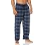 Charcoal/Blue Block Plaid