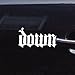 VINYL DOWN SOUTHERN DECORATION ART CAR DECAL STICKER AUTO LAPTOP HELMET WHITE DIE CUT CAR METAL ROCK BAND ADHESIVE VINYL