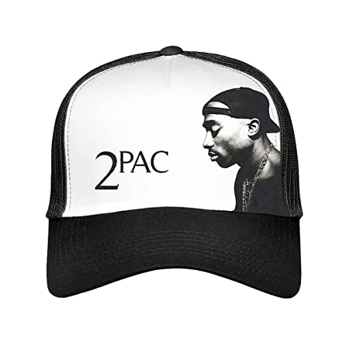 Tupac Profile Photo Trucker Cap Black & White