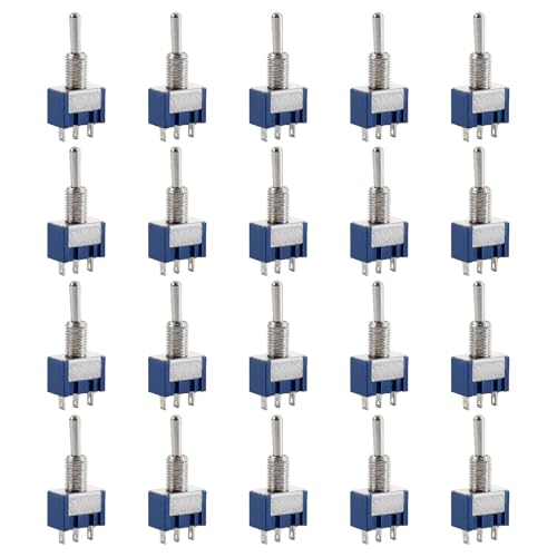 hiBCTR 20-Pack MTS-103 Toggle Switch, SPDT, 3-Position