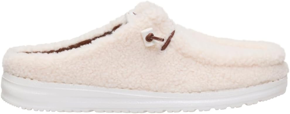 HEYDUDE Women's Wendy Sherpa Slip-On Mules | Lightweight Comfortable Shoes for Travel & Casual Wear - Image 7