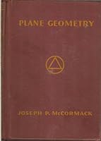 Plane Geometry B00085JLZM Book Cover