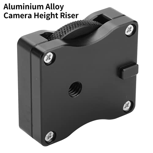 Acouto Camera Riser Plate 1/4" Screw Camera Height Riser Camera Stabilizer Quick Release Base 1.5Cm Height Riser Adapter For Zhiyun Crane For Dji Ronin-S Dslr Stabilizer #TOP4