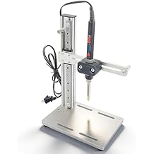 90W Vertical Heat Press Machine, Heat Set Insert Tool with M2-M8 Brass Tips, Multi-Directional Adjustable, for Plastic, 3D Printing Components