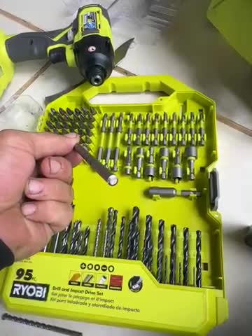 リョービ工具セット Amazon | リョービ(RYOBI) ドリル&インパクトドライブキット (95ピース