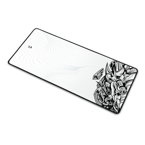 Mousepad Gamer Redragon Flick XL Special Edition Cypher Branco e Preto 400x900mm P032A