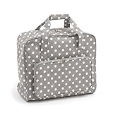 Hobby Gift MR4660 8 máquina de Coser Exclusiva, Bolsa de Transporte Acolchada de PVC, Almacenamiento de Accesorios adicionales, 20 x 43 x 37 cm, Cloruro de polivinilo, Gris