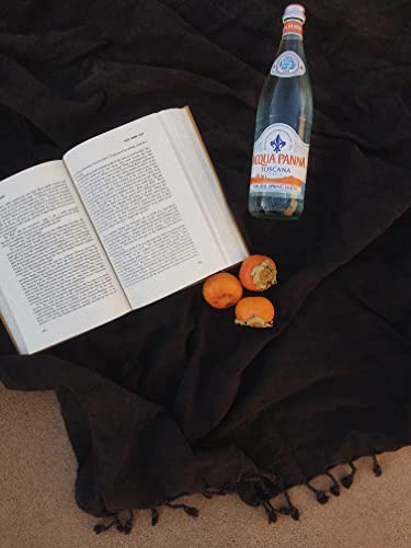 Textila Turkish Beach Towel 35X60 Inch 100% Cotton Beach Towel Soft & Highly Absorbent Towel For Beach & Pool, Light Weight & Sand Free Grey Beach Towel #TOP3